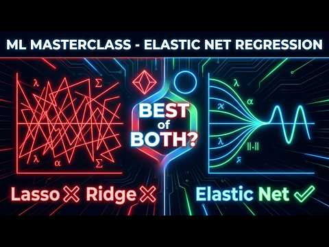 ML MASTERCLASS - ElasticNet Regression #elasticnet  #datascience  #python  #regression #simplfytech