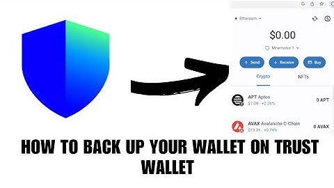 How to backup your wallet on Trust wallet