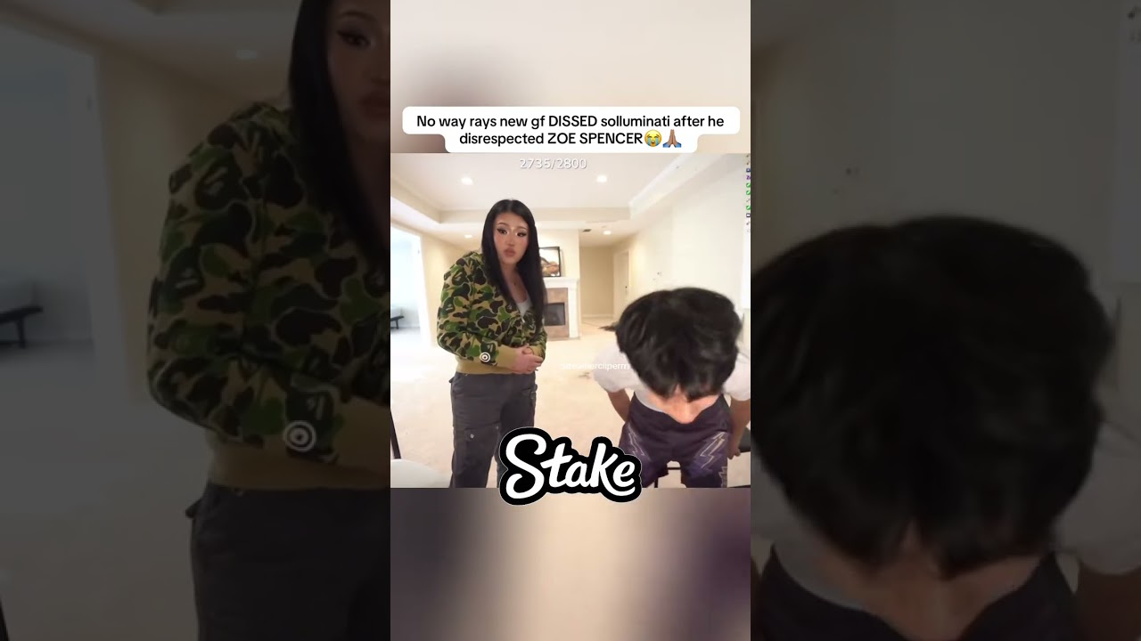 No way rays new gf DISSED solluminati after he disrespected ZOE SPENCER😭🙏🏽