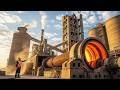 "How Cement Is Made Inside a Mega Factory | Full Manufacturing Process"