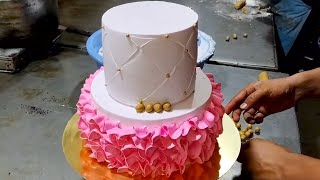 New 3 kg cake 2 tier layer cake | How To make | Chand Cake video