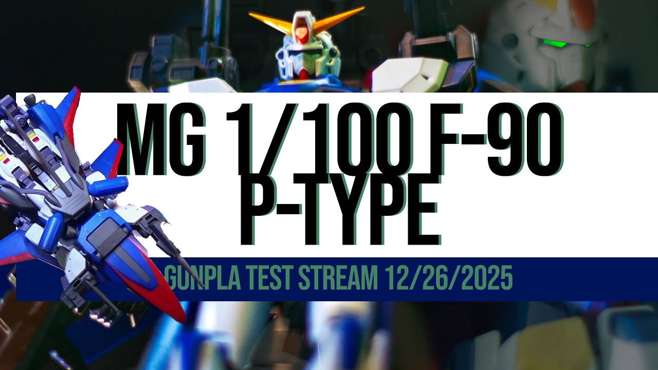 Mecha Build: MG F-90 Gundam 1/100 - P-Type Parts Building (And Nostalgic Millenial Chit-Chat)