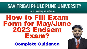 #How to Fill Exam Form? I Pune University I Complete Steps