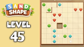 Sand Shape All Level 45 Easy Gameplay walkthrough & solution 