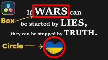 Make Boxes and Circles in Davinci Resolve