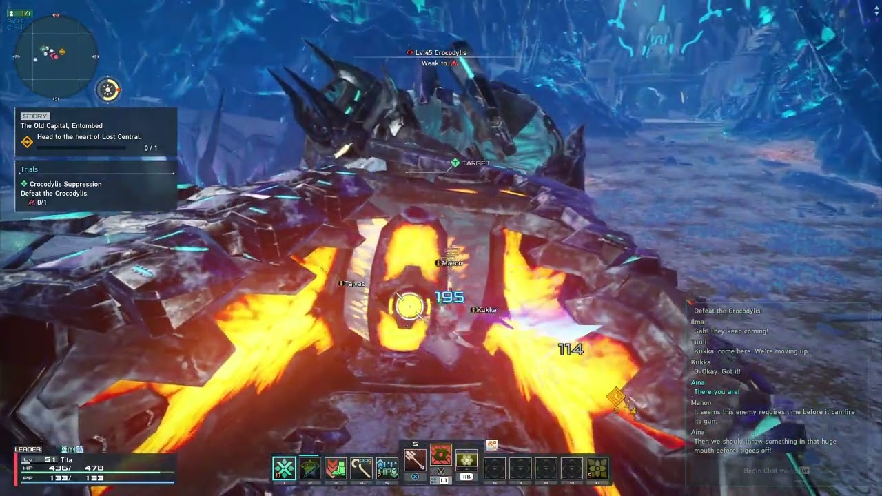 Phantasy Star Online 2 new Genesis: Crocodylis