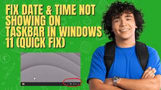 Fix Date & Time Not Showing on Taskbar in Windows 11 (Quick Fix)