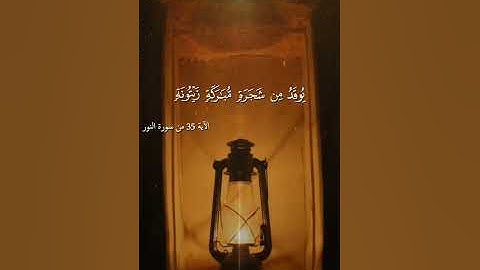 الآية 35 من سورة النور ، فارس عباد