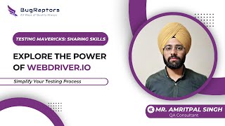 Celebrity Explore the Power of Webdriver.IO | BugRaptors | Automation Testing Service Profile