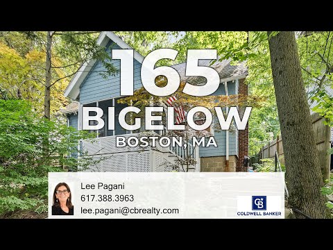 165 Bigelow Street, Boston, MA home video tour