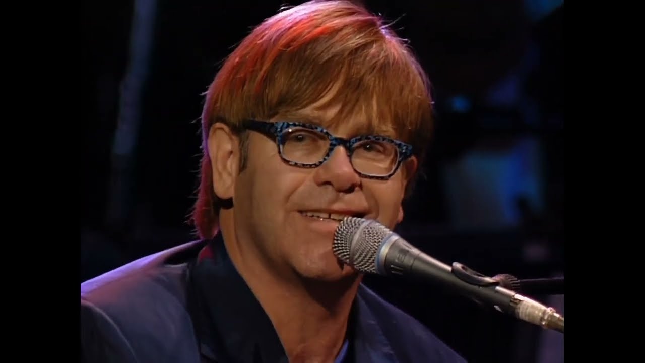 Elton John LIVE REMASTERED - Your Song (solo) (Music For Montserrat) | 1997