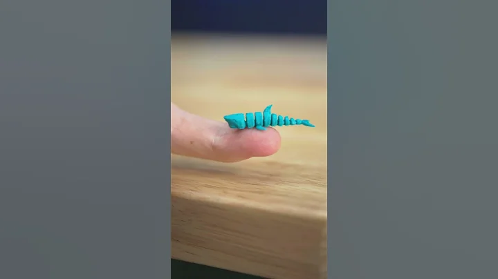 3D Printed Articulating Baby Shark 🦈