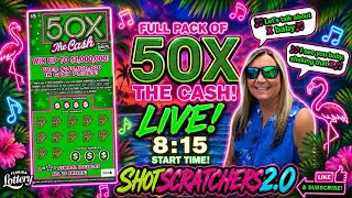 💚🟢🔥 LOTTERY TICKETS LIVE!✨️ FULL PACK OF 50X The Cash!✨️ LET'S GO $1,000,000!!✨️🔥🟢💚