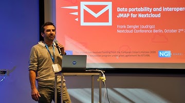 Data portability and interoperability with JMAP for Nextcloud| Nextcloud Conference 2022