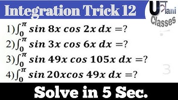 Integration shortcut trick #12|Tricks of definite integral|IIT JEE |NDA|BHU|MCA Entrance|Navy