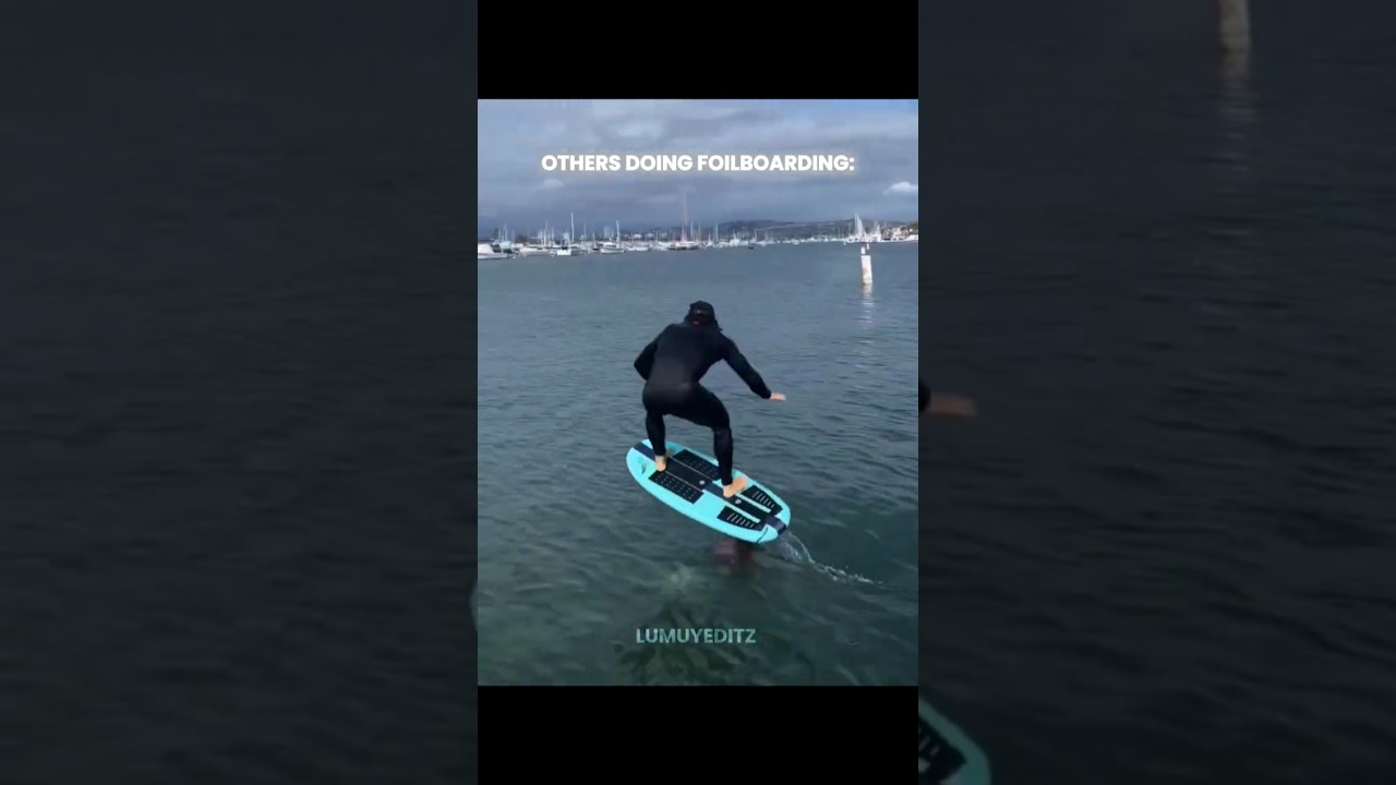 Others doing foilboarding V.S this guy💀 