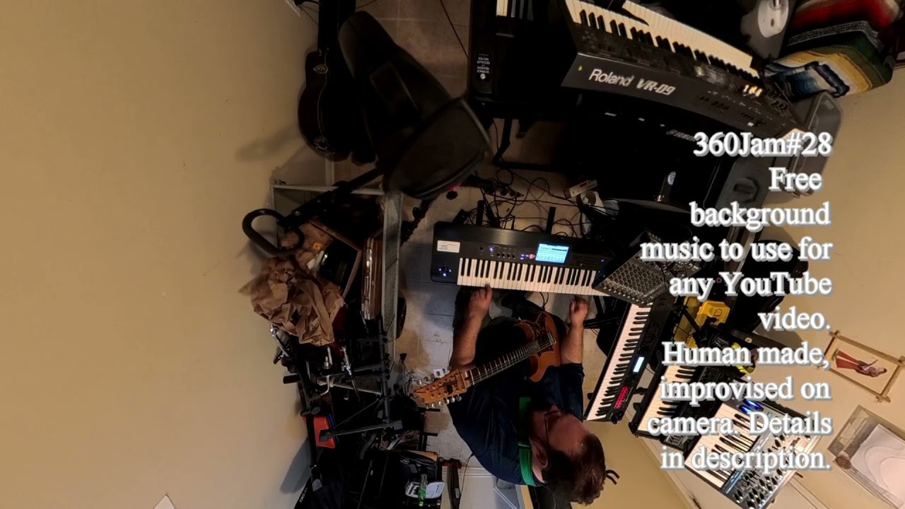 Hard Times 360Jam#28 live improv by Robert Bruce Scott free to use for YouTube background music