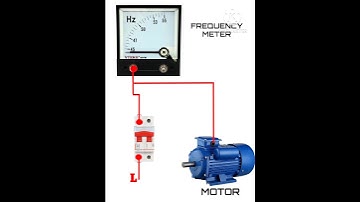 Frequency meter wiring connection #wiring #electronic #shorts