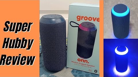 onn Bluetooth Medium Rugged Speaker with LED Lighting Review