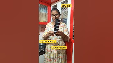 wait for the end 🥰 try this Idea 💡 best out of weast diy diwali special #shorts #ytshorts #trending