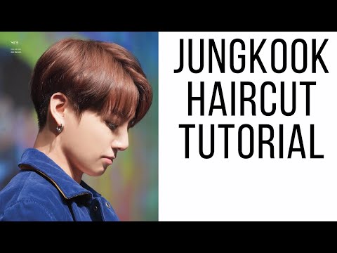 JUNGKOOK BTS Hairstyle Tutorial  YouTube