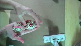 Making a Paper Rosette Flower From the Martha Stewart Loops Edge Punch.wmv