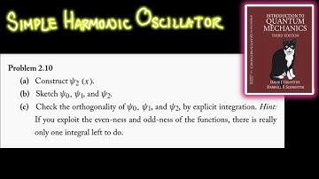 Problem 2.10: Intro to Quantum Mechanics_Griffiths. Simple Harmonic Oscillator & Ladder Operators