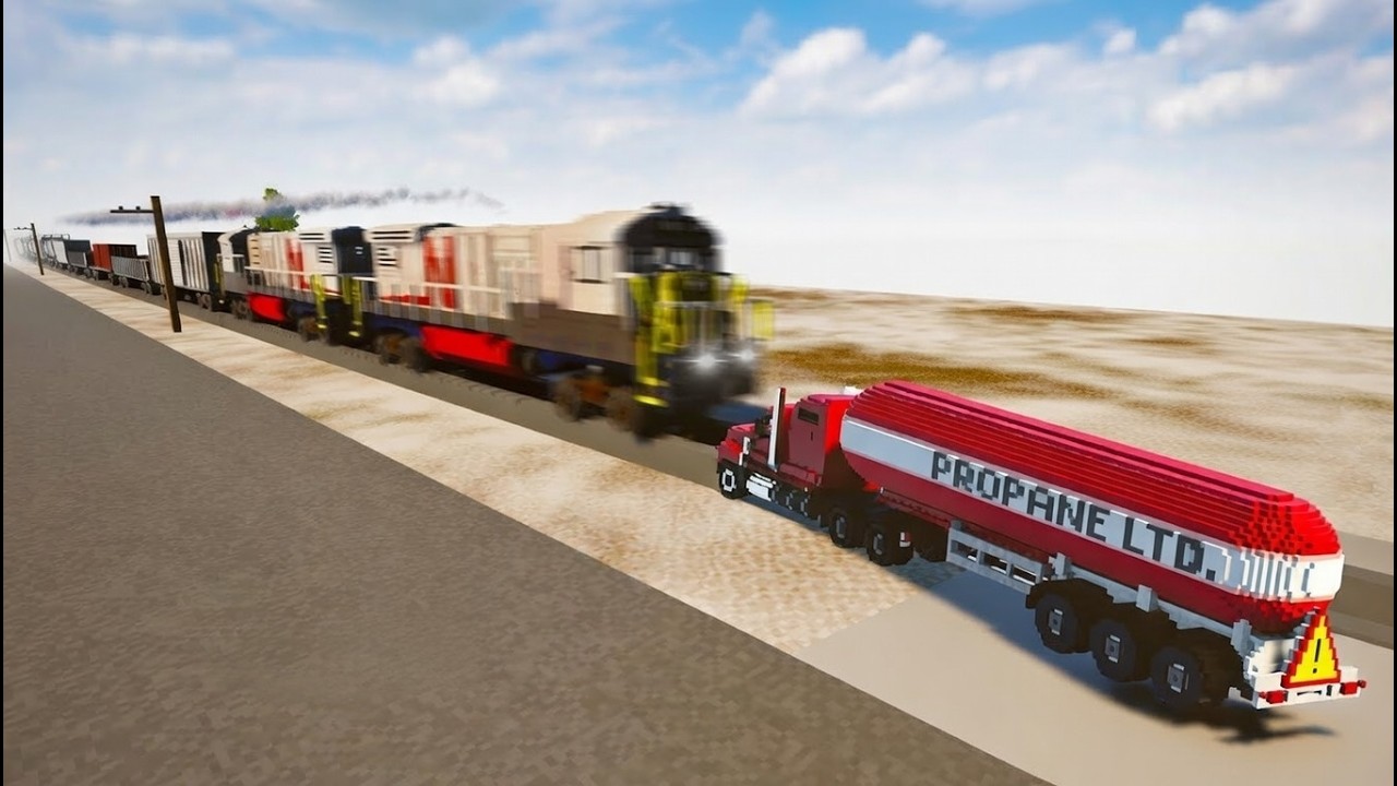 Train Crashes on Railroad #1 | Teardown