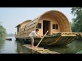 Man Challenges 3 Months To Build A Huge Movable Boathouse It's So Spectacular!