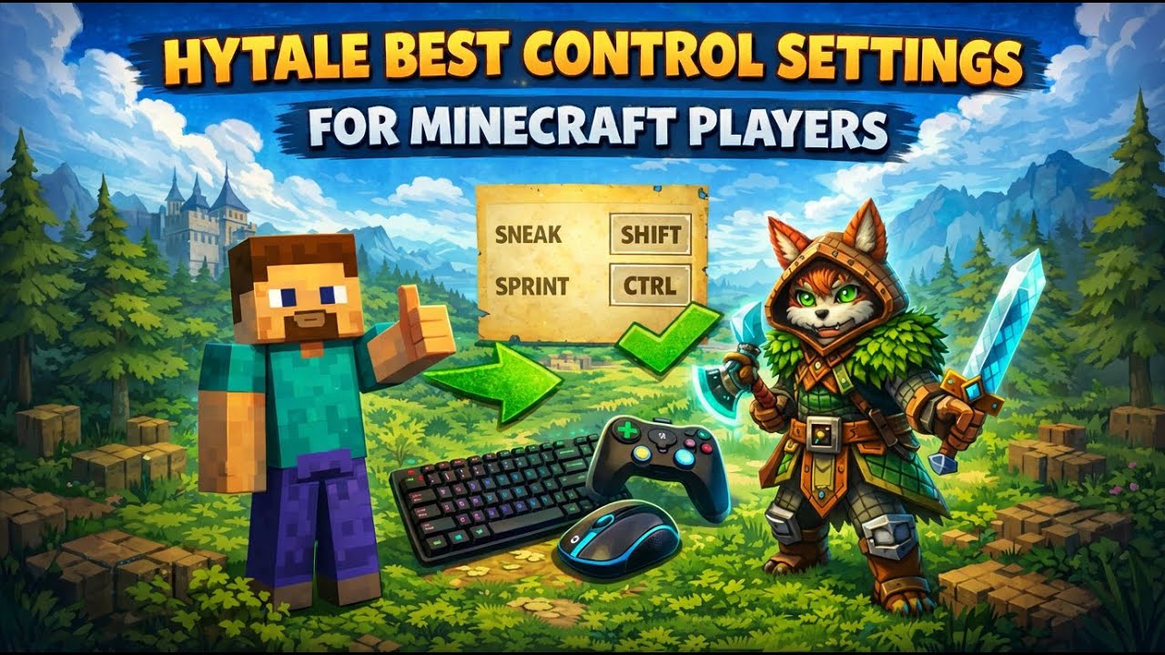 Best Hytale Control Settings for Minecraft Players