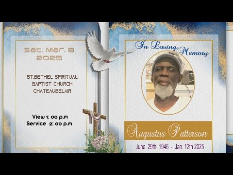 Service of Thanksgiving for the late Augustus Patterson of 