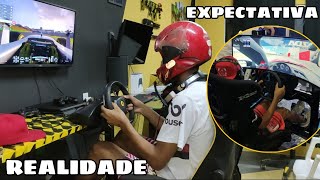 EXPECTATIVA X REALIDADE, SIMULADOR DE CORRIDA,JOGANDO COM CAPACETE screenshot 1