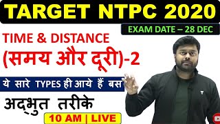 13 | MATHS | Time and Distance(समय और दूरी) | Important Concepts | RRB NTPC MAHAPRACTICE BATCH |