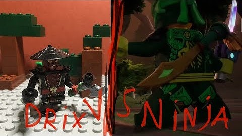 Drix vs Ninja | Ninjago Dragons Rising Season 3 Lego Stop Motion Recreation 