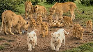 Lionesses Protecting Their Rare White Cub U0026 The Future Of Their Pride  Kruger National Park