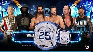 WWE 2K24 ELIMINATION CHAMBER MATCH FOR THE WWE SMACKDOWN 25 YEAR ANNIVERSARY CHAMPIONSHIP BELT!