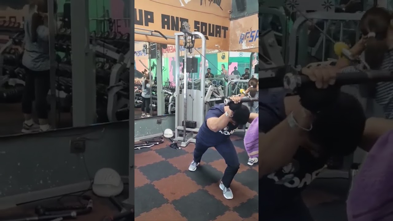 Overhead Triceps Cable extension.....