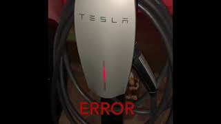 Tesla Wall Charger error and fix