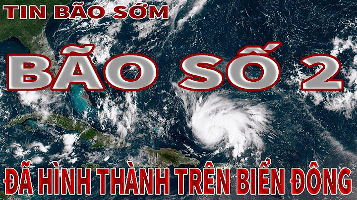 Tại sao bão hình thành trên biển