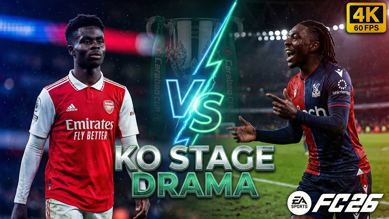 Arsenal vs Crystal Palace | Carabao Cup Quarter Final | FC 26