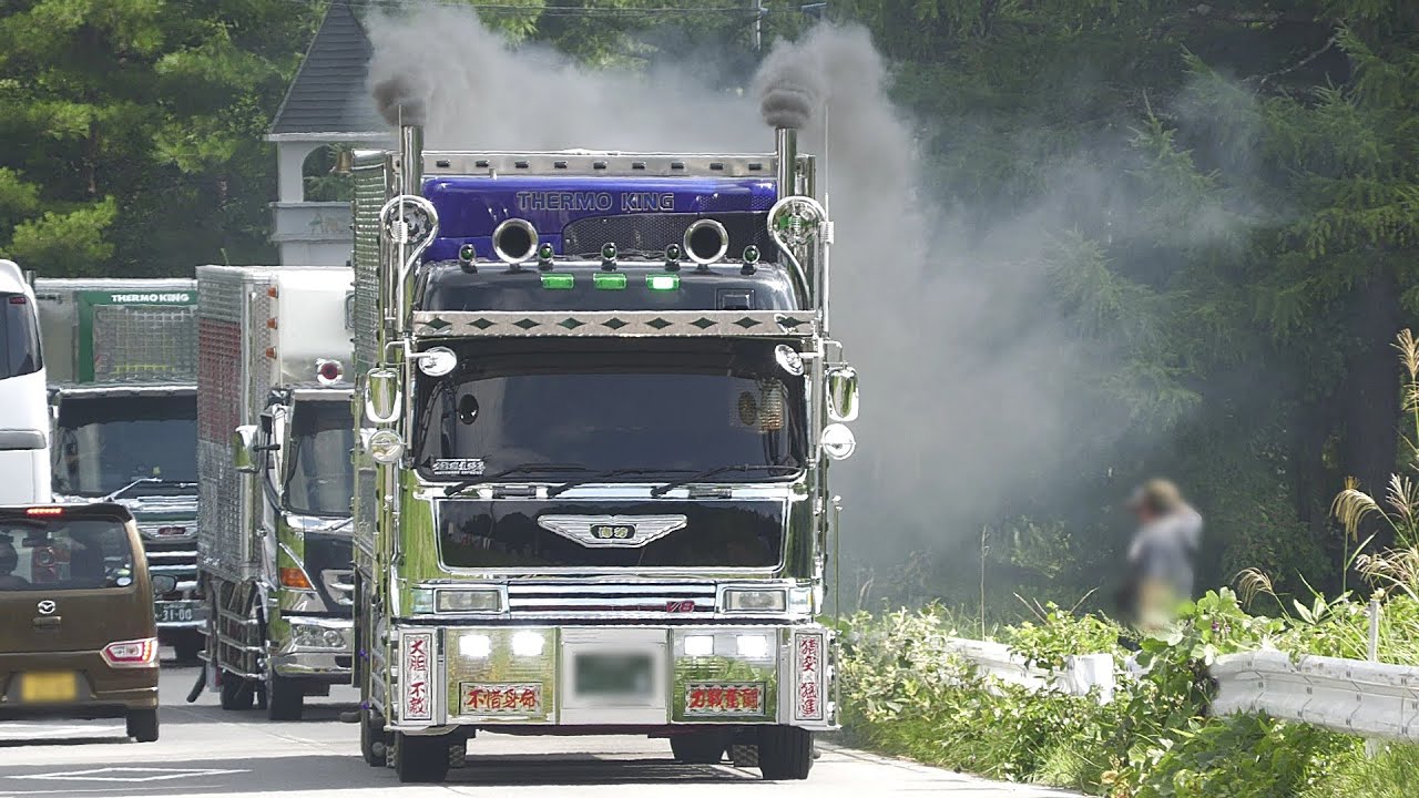 デコトラ入場⤴️⤴️🎺　デコトラわくチャンネル 3周年記念イベント