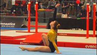 Zara's Step 7 NZ Gymnastics Nationals 2023