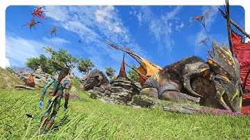 Relaxing Ambient Walk Through Pandora - The Upper Plains - Avatar: Frontiers of Pandora