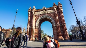 Arc de Triomphe timelapse 4K