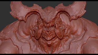 zbrush timelapse cyberdemon head