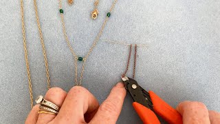 Quick Tip: How to Easily Cut Same Lengths of Chain for Jewelry Making