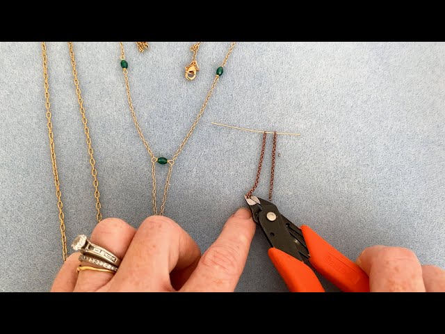 DIY Necklace: How to Braid Four Capture Chains Together into a Chunky Necklace  Chain - YouTube