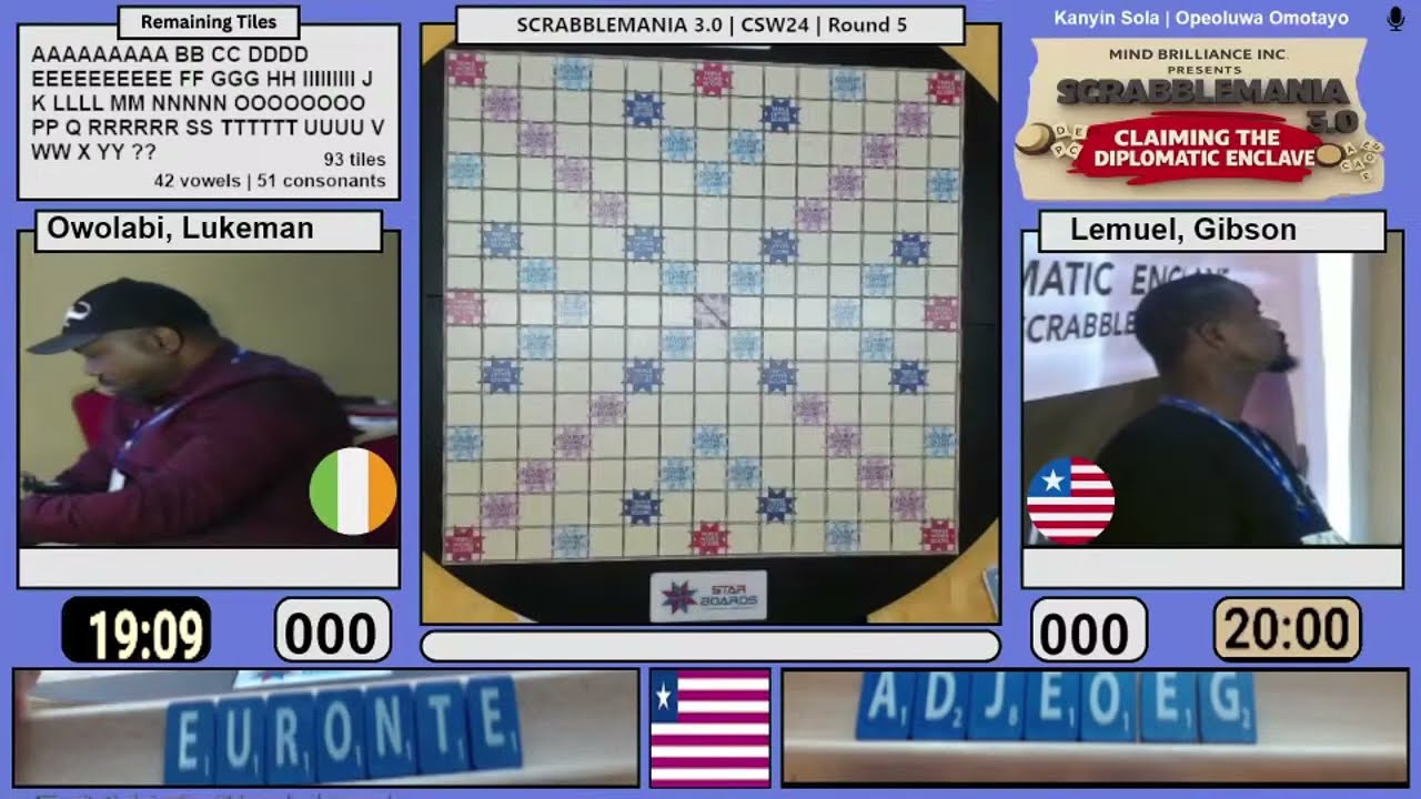 Lukeman Owolabi vs Gibson Lemuel | Scrabblemania R6 | 