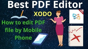 How to check and allot marks on PDF file by Mobile Phone | Xodo pdf editor | Easy way