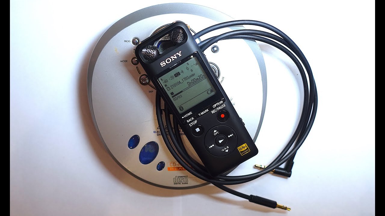 How to transfer music from a CD player Hi Res CD Recorder YouTube